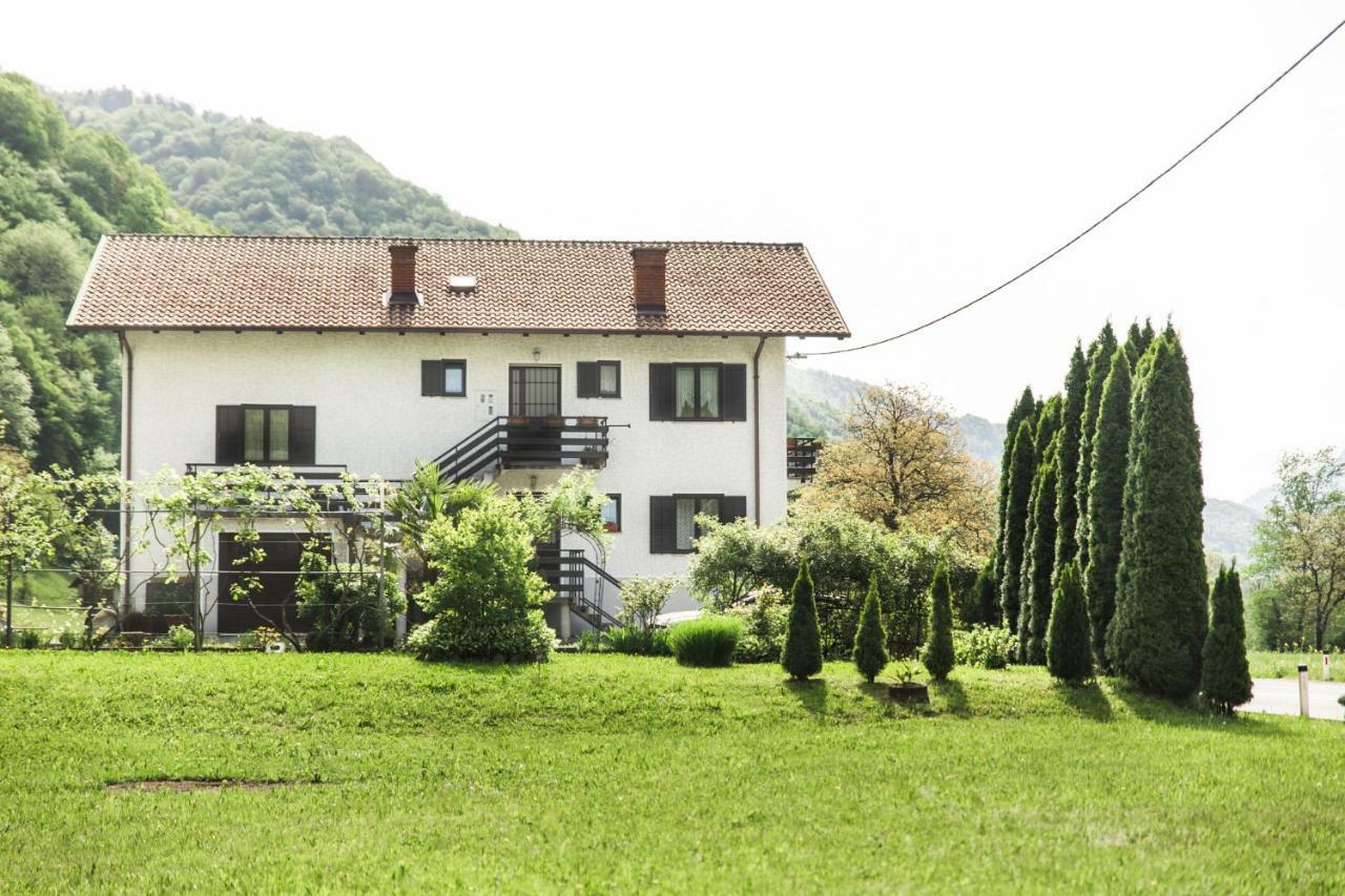 Sobe Baca Hotell Most na Soči Exteriör bild